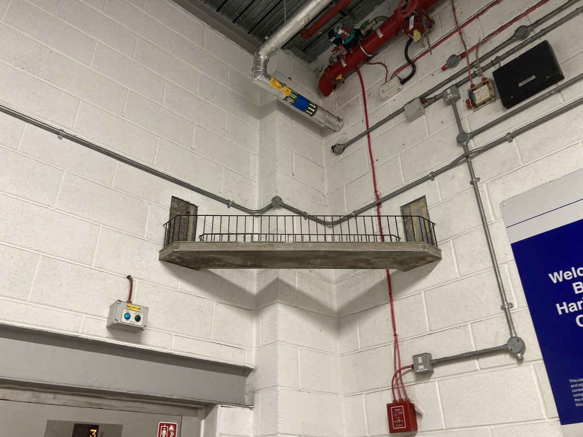 Dotted around the multi-storey car park near Cathedral Walk you may notice mini sections of walkways, ladders, doors and railings. “Secret Industry” is a 2006 installation by artist John Pym and is intended to evoke the idea of a tiny, secret city hidden inside our own.