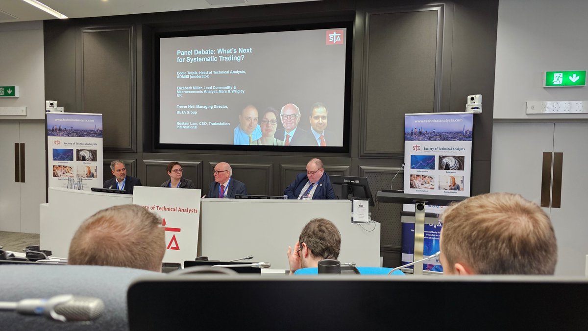 MastertheMarket's tweet photo. STA Conference blew my mind! From the content to the speakers, everything was top-notch. Thank you, @EddieTofpik, for keeping the energy high! 🚀 

#STAConference #techincalanalysis #trading https://t.co/UYfOS3Zjxe