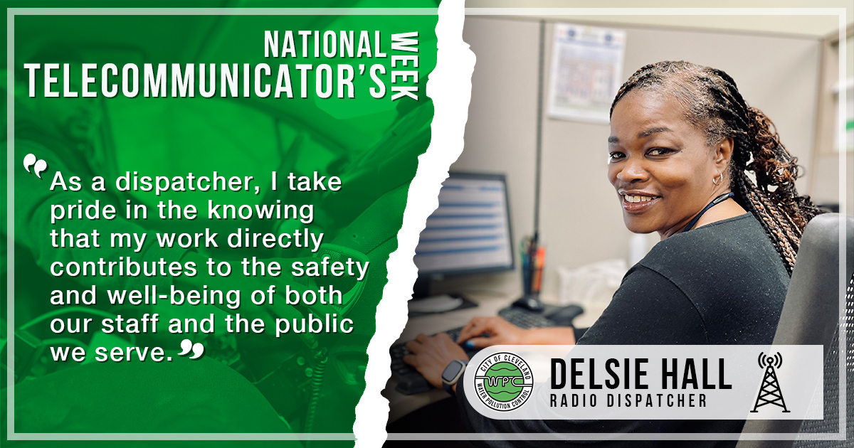 Our dispatchers are an essential part of our @CleWPC team. Your dedication and hard work are truly appreciated! #ThankYou for all you do! 👏👏👏#TelecommunicatorsWeek #CleSewerCrew #WeAreHereForYou 24/7