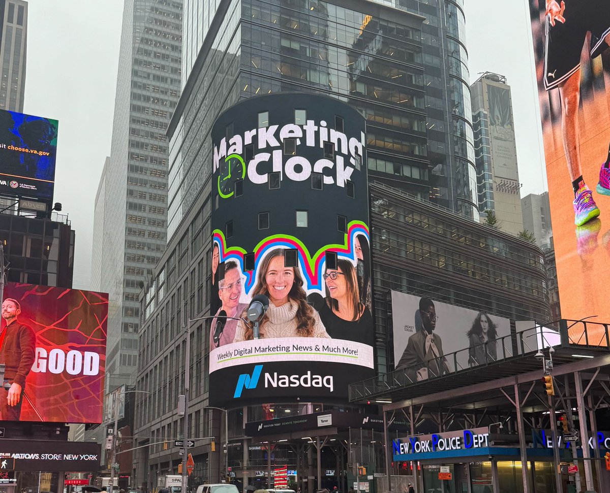 We've made it! We got the best surprise this week - a billboard in Times Square 🤩 Tune in to next week's show to find out who made this all happen...