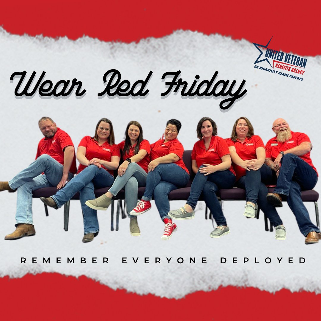 Do you know the #history of why we #wearred on #friday? It's a pretty great story that started from an email chain in 2005. #Remembereveryonedeployed #wearredfriday #redfriday #friyayvibes #Military #MilitaryWife #Deploy