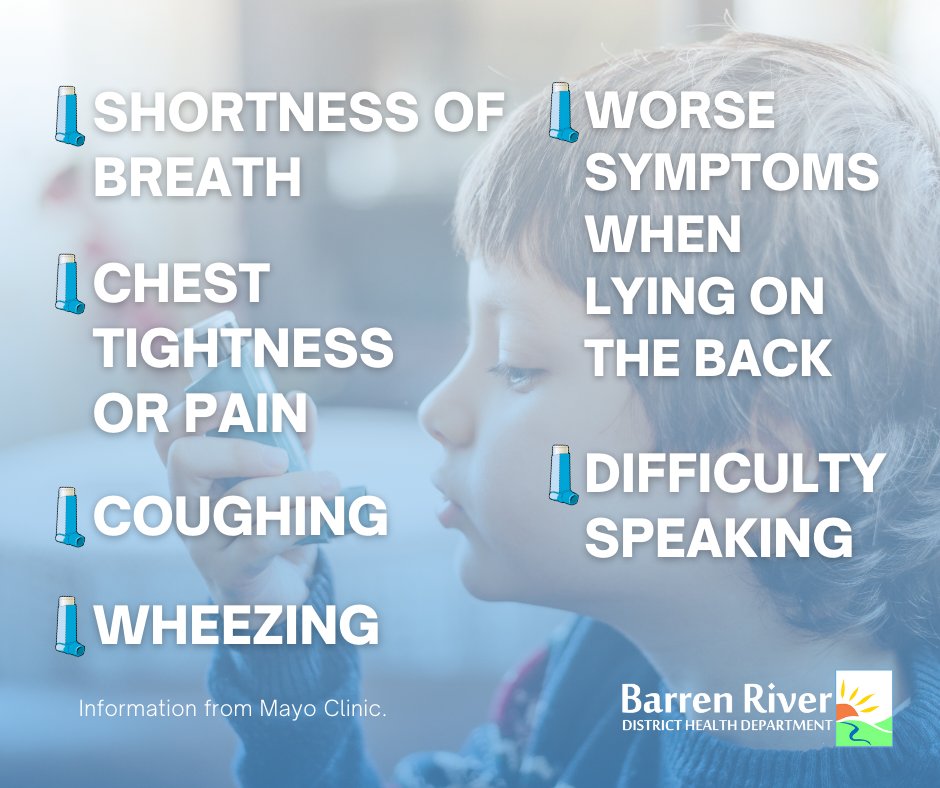 Allergies, exercise, pollution and more could trigger an #asthma attack in your child. If you spot these symptoms, seek medical attention immediately. Learn more about childhood asthma — mayoclinic.org/diseases-condi…