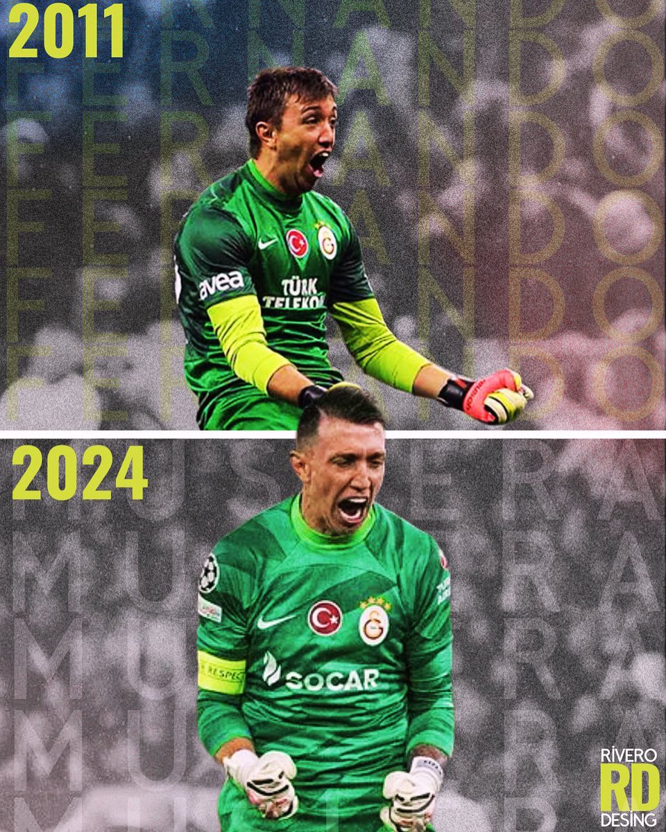 İki gözüm seneler geçiyor 2011 / 2024 💛❤️ Fernando Muslera yaşayan efsanemiz..