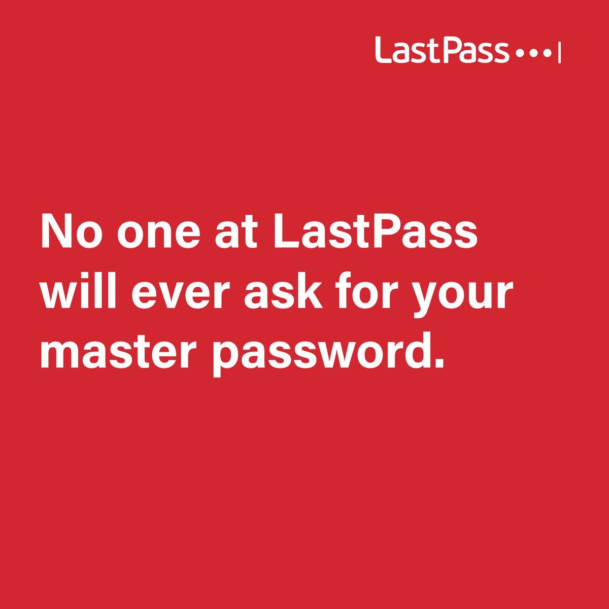 LastPass tweet media