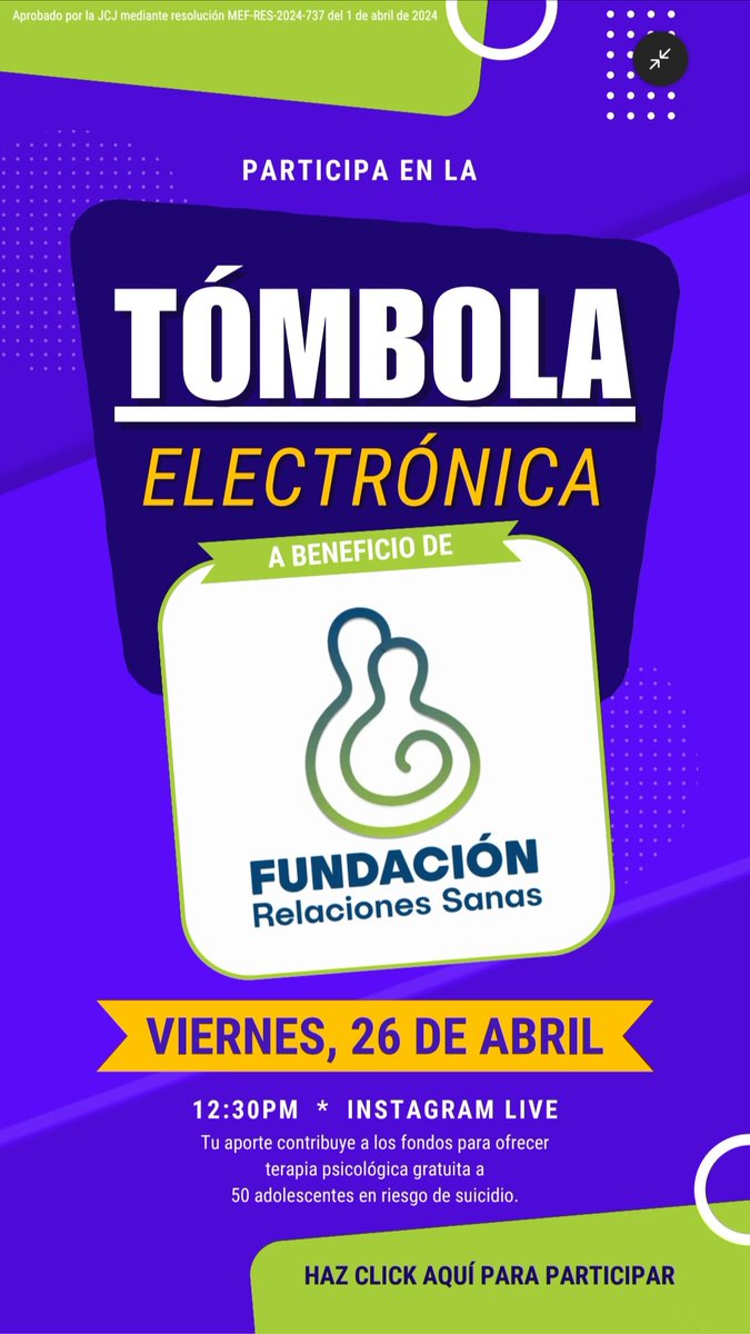Fundrelsa's tweet photo. Te damos un tip para este mes de 
⭐️LAS BUENAS ACCIONES⭐️

✨️Dona $20 a Fundación Relaciones Sanas para los fondos de terapia psicológica a 50 adolescentes en riesgo de suicidio. 💚

✨️Yappy: @Fundrelsa

✨️Llena el formulario https://t.co/bXwIQLOBI5 https://t.co/GAplJqOXQx