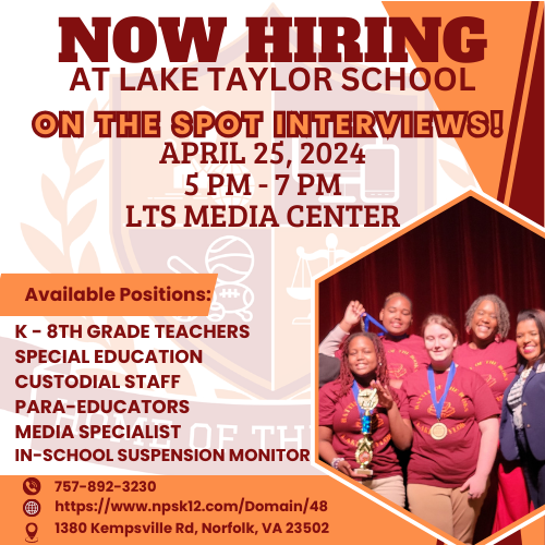 Lake Taylor School tweet media