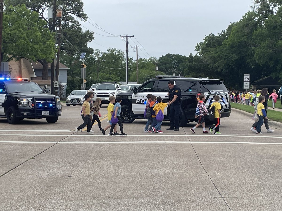 Some days, our 'traffic control' looks a little different. We love these opportunities to ensure elementary students have a safe journey on field trips near their school. Especially after some challenging calls, these smiling faces and high-fives are priceless.