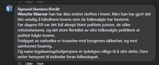 Hva er det du sier @Hans_Vang? Har ikke denne innsatslederen i SørVest politidistrikt rett når han sier at Riksadvokaten har gjort det klin umulig for dem? Denne er fra idag