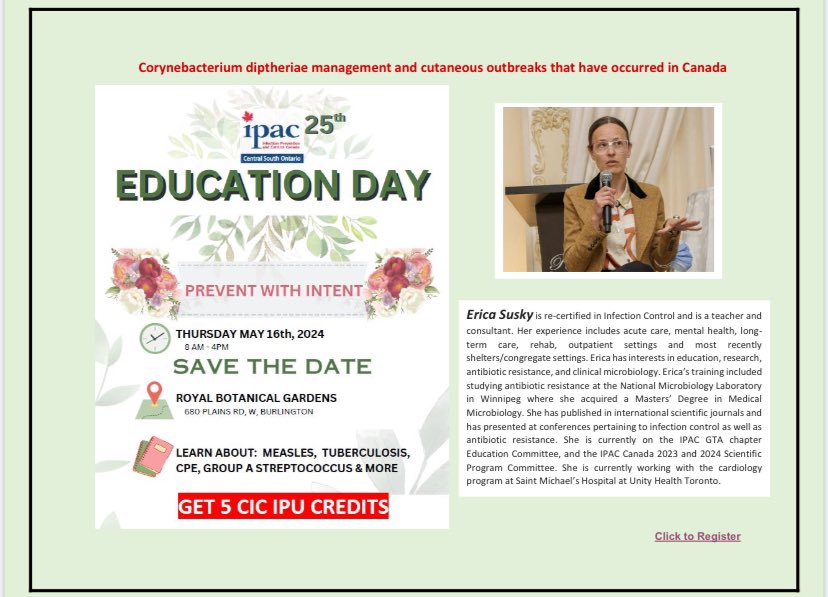 Announcing our first speaker for IPAC CSO Education Day …