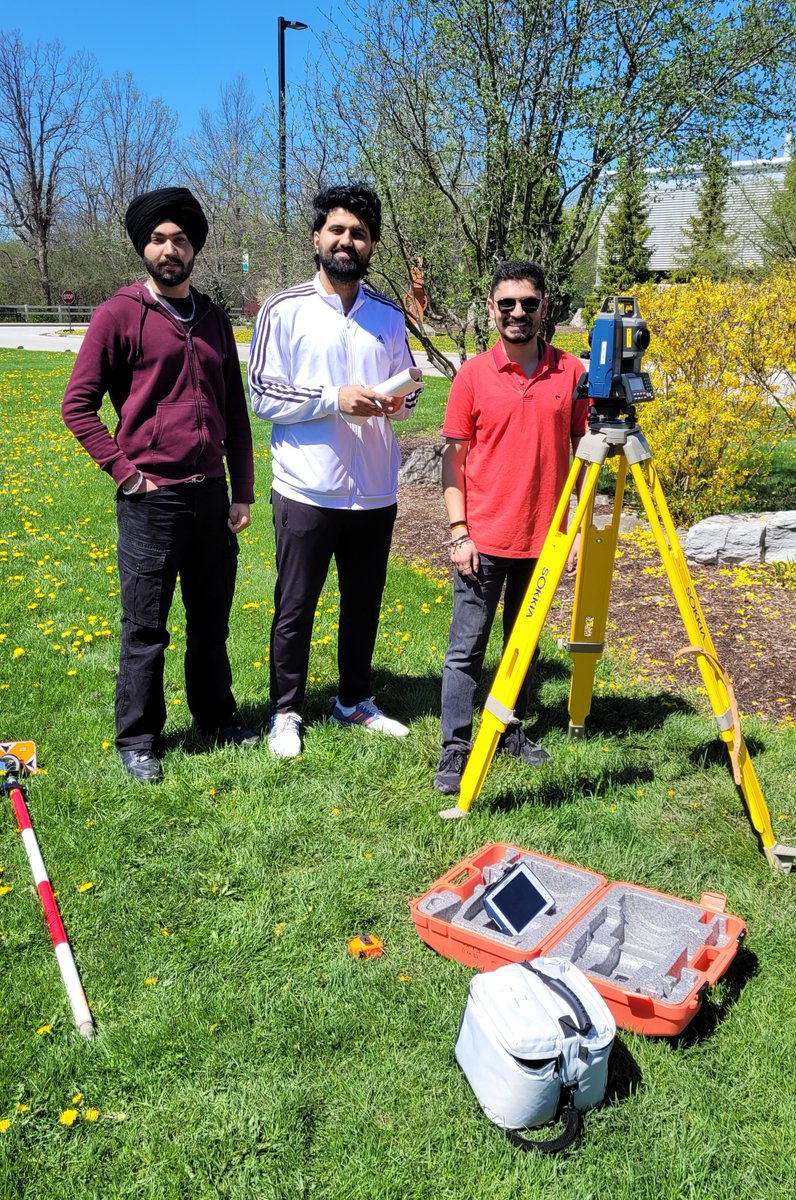 Construction Engineering Technician (T036) students gearing up for practical exams next week with hands-on practice in topographic surveying. Best of luck to #SaintsNation! Interested in a career in construction? Seats open for September. Apply now and build your future with us!