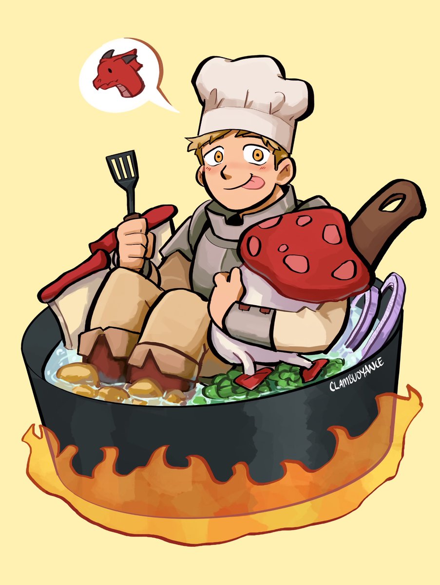 no laios watch out youre about to get cooked! #dungeonmeshi