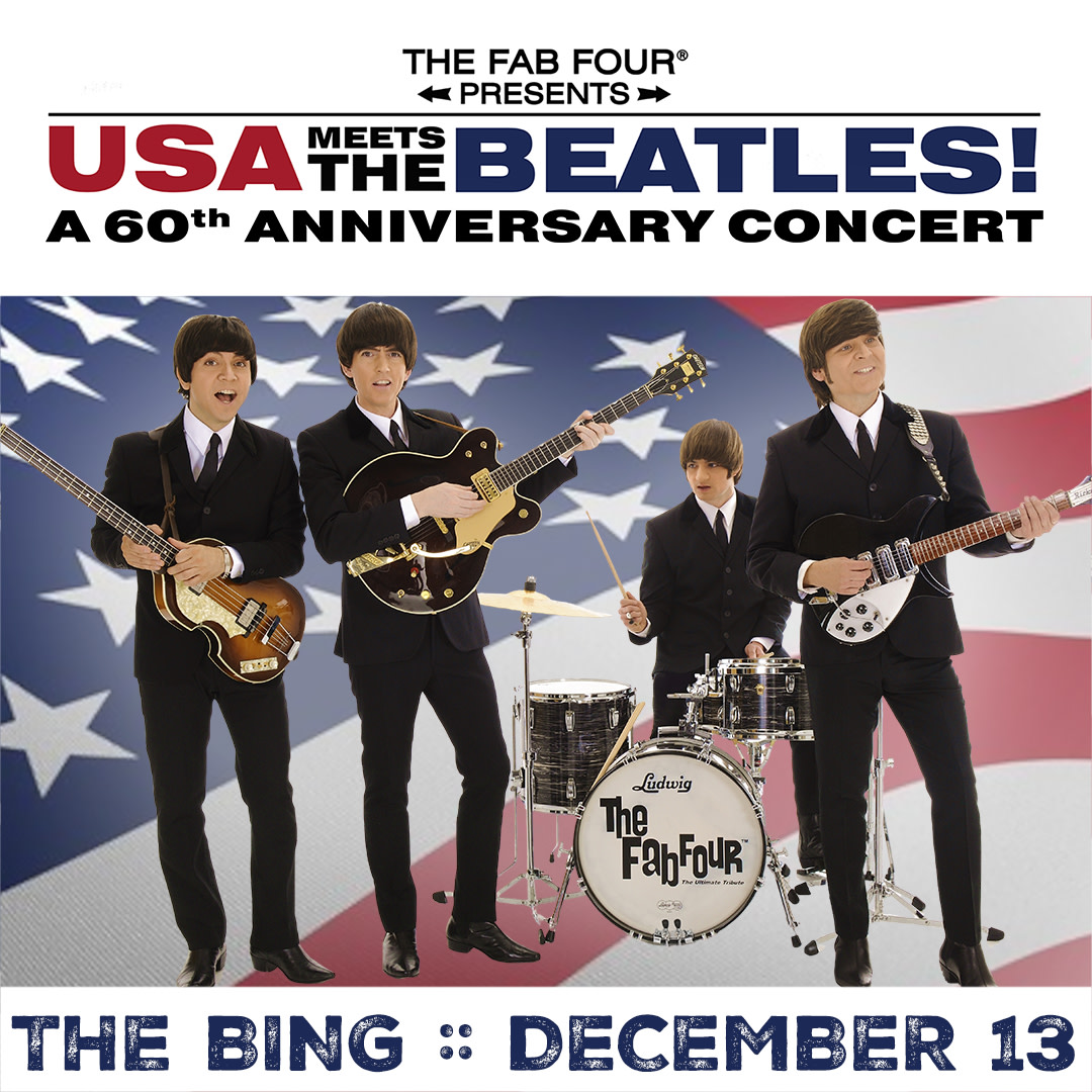 Tickets to the Fab Four on sale today! Choose your seat early. At the Bing on 12.13 at 7:30 pm. Tickets in Bio link. See you at the show! @fabfourband @thefabfour #spokane #spokanedoesntsuck #visitspokane #downtownspokane