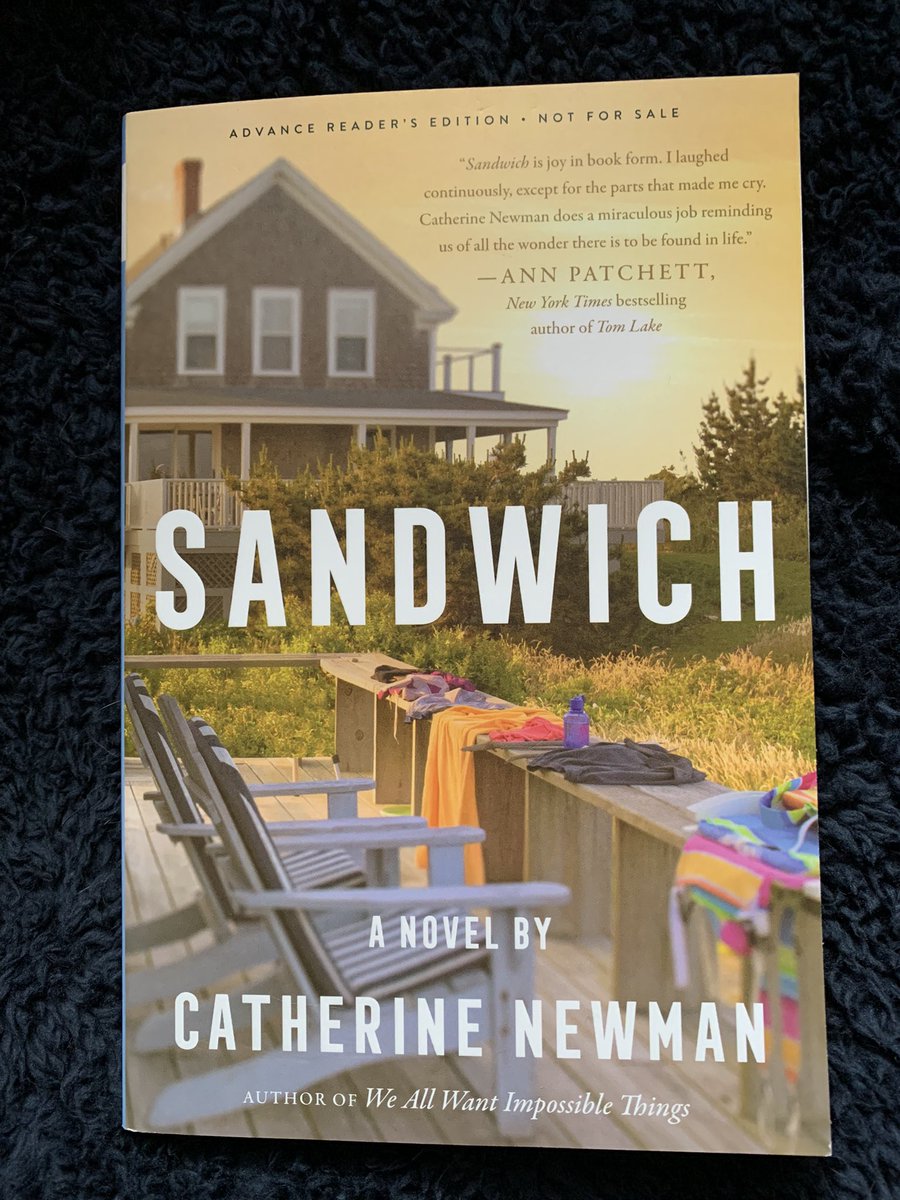 #FridayReads SANDWICH by Catherine Newman @CatheriNewman June 2024 from @harperbooks @HarperCollins @librarylovefest #CapeCod #summer #family #history #future