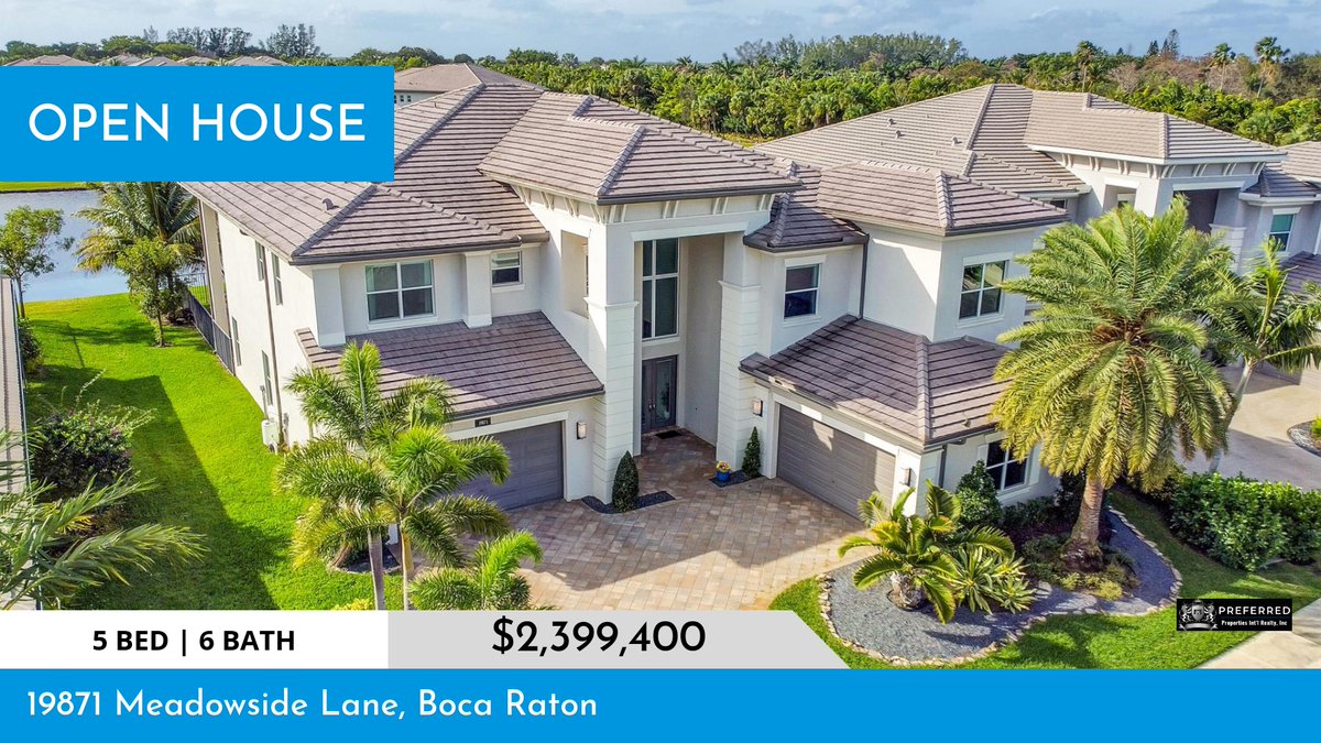 Sunday 04/21 - 1-3pm   Interested in this property? Attend the upcoming open house and decide if it's the home for you! #bocaratonhomesforsale #homesforsale #luxury #luxuryhomes #southflorida #poolhome #moveinready

Pamela A... pamelacaruso.ppirfl.com/showcase/19871…