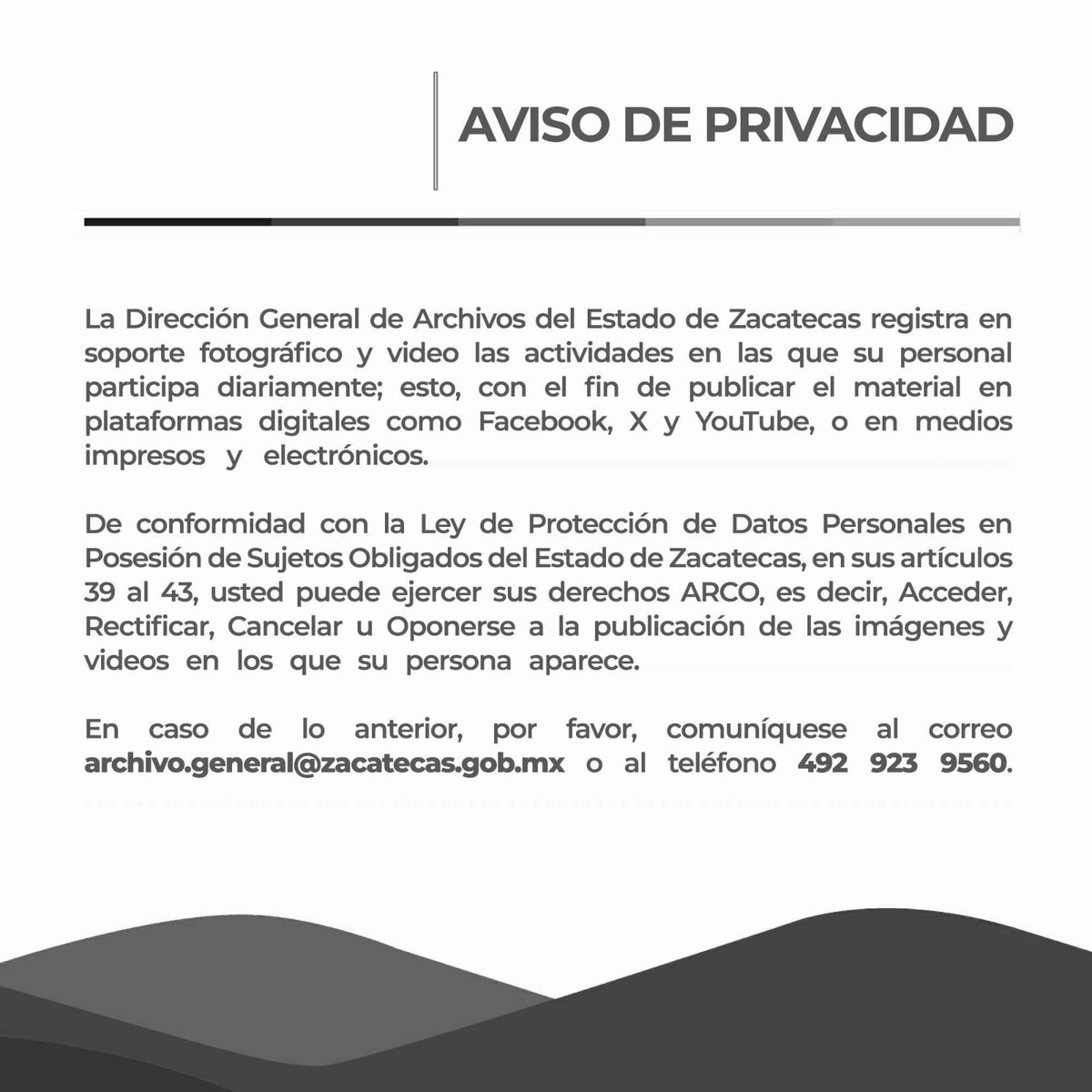 ARGEZacatecas's tweet photo. 🗄📜| #Entérate

Cerramos la semana en la @eecyrzrr, donde asesoramos a su personal acerca de los pasos que deben seguir para organizar y proteger sus documentos, tal y como lo exhorta la Ley de Archivos para el Estado de Zacatecas y sus Municipios.

#AñoDeLaPaz
#JuntosSomosPaz https://t.co/RtGWmOemlb