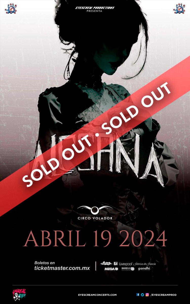 BBeat105's tweet photo. Acá los shows de este fin de semana:
19 abril
- En el #AuditorioBB, #SteveHackett. @dilemmamx
- @HammerFall y #SkyWolves en #SalaUrbana. @Atenea @BeristainEntmt
- @Alesana en el @circovolador. @EyescreamProd
20 abril
- #BruceDickinson en el #PepsiCenterWTC https://t.co/6chAsAZRp0