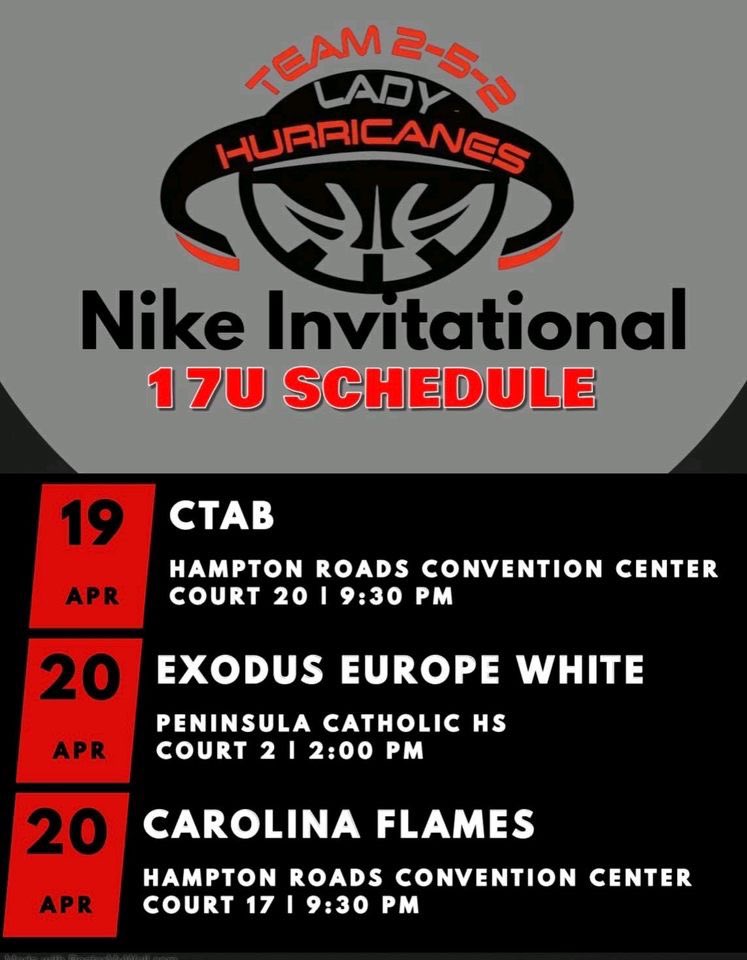 JLaws2026's tweet photo. Playing in the Boo Williams Nike Invitational!! Team 252❤️🖤🏀 https://t.co/UqFj9XdAxJ