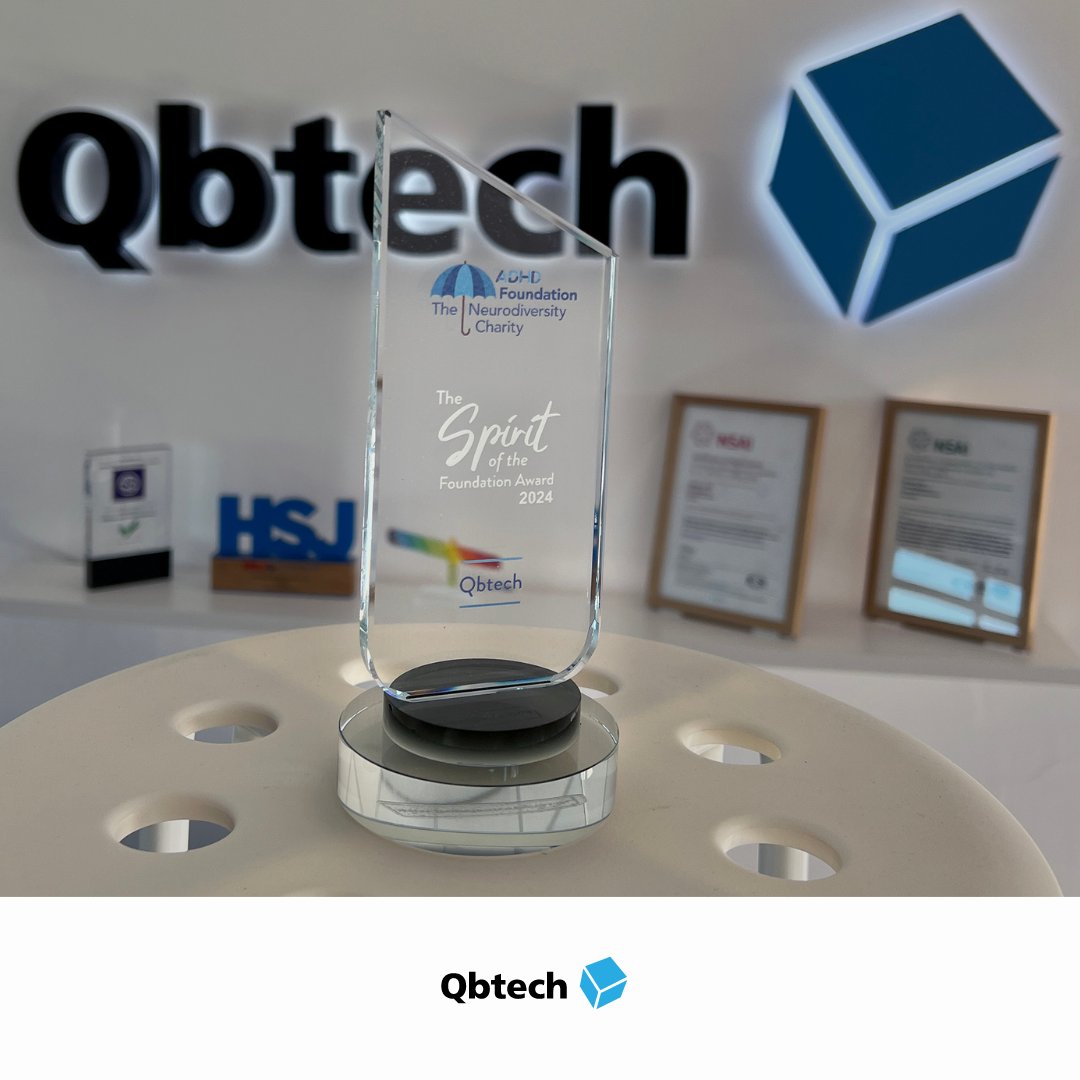 QbtechADHD's tweet photo. We won an award! ๐
In recognition of the work undertaken by us in the field of neurodiversity, the ADHD Foundation Neurodiversity Charity honored us with the Spirit of the Foundation Award 2024 ๐ช๐ง
#ADHD #ADHDfoundation #ObjectiveTesting https://t.co/fxpHkpZv0z
