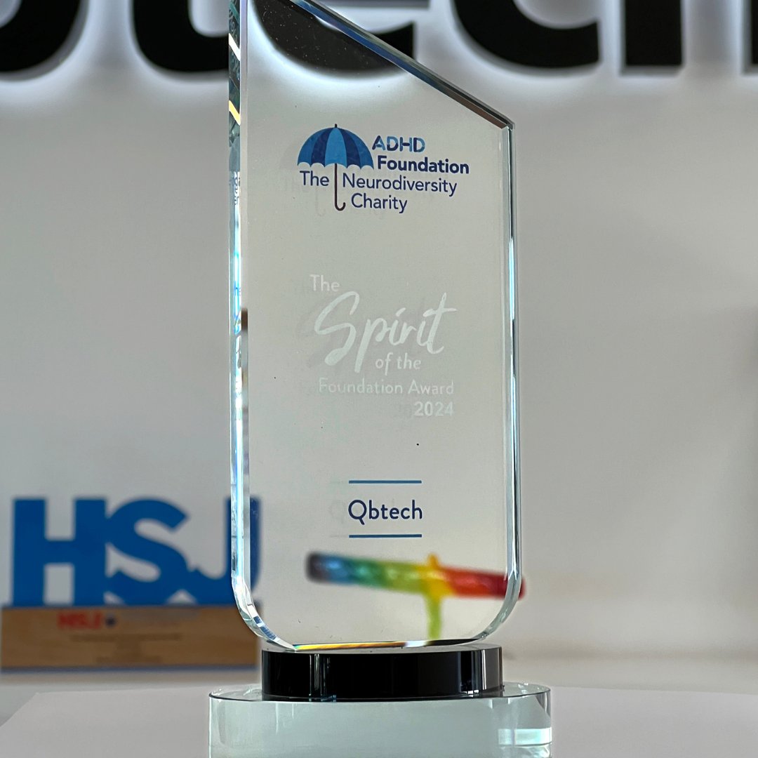 QbtechADHD's tweet photo. We won an award! ๐
In recognition of the work undertaken by us in the field of neurodiversity, the ADHD Foundation Neurodiversity Charity honored us with the Spirit of the Foundation Award 2024 ๐ช๐ง
#ADHD #ADHDfoundation #ObjectiveTesting https://t.co/fxpHkpZv0z