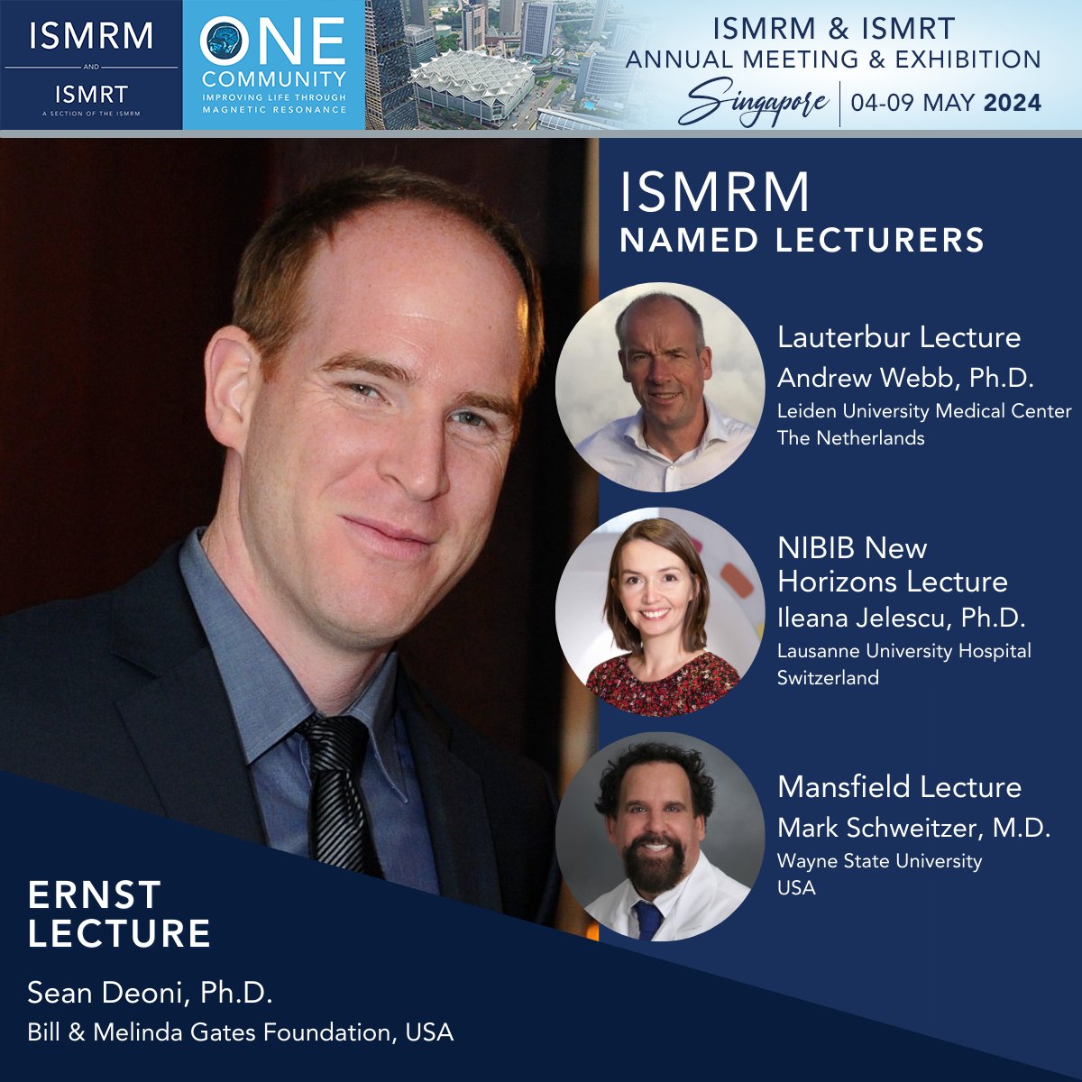 Thrilled to announce Sean Deoni, Ph.D. will present the Ernst Lecture, “Improving Newborn & Child Health in Low-Resource Settings: The Role & Challenges for Portable MRI” at the ISMRM & ISMRT Annual Meeting & Exhibition. Learn more: ow.ly/bEpM50RjuZY #ISMRM2024 #ISMRM
