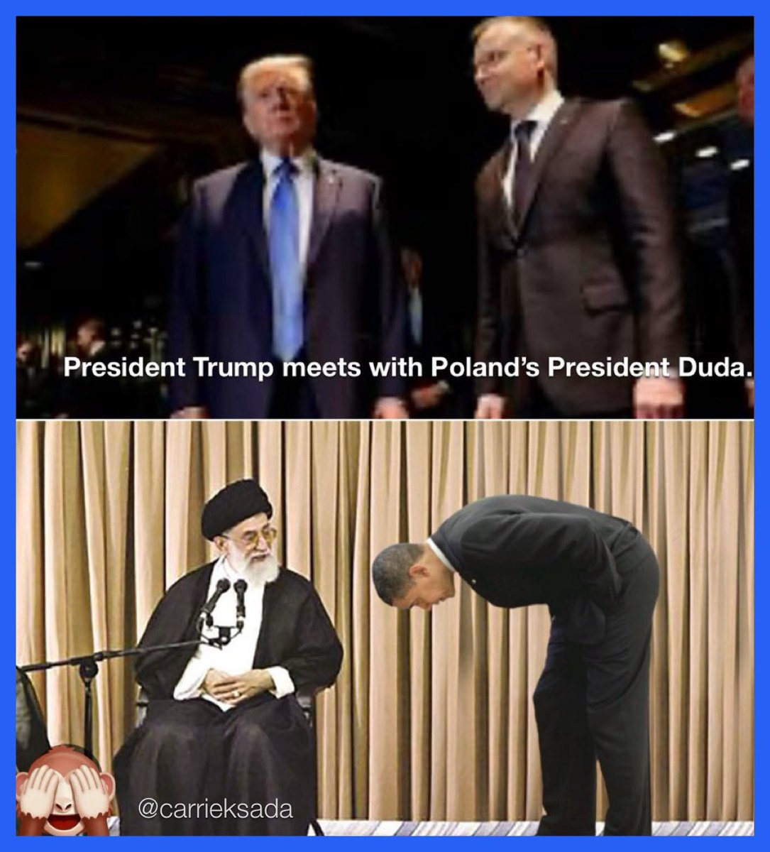 I know I would rather have a President who meets world leaders face to face, instead of one who bows to our enemies.