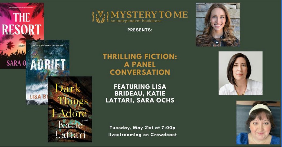 What makes a thriller a thriller and is there a thriller for everyone (spoiler alert: yes!)? JOIN Authors @LBrideau2 @OchsWrites @KatieLattari for a deep dive on their unique entries into the thriller pantheon. #mustread #thrillers #Thrillerbooks #Thrillers #authorscommunity