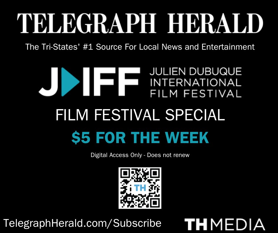 Don't miss our Title Sponsor THMedia's coverage of #JDIFF2024! Here's a great deal to see all the articles, photos and videos from @TelegraphHerald all week: