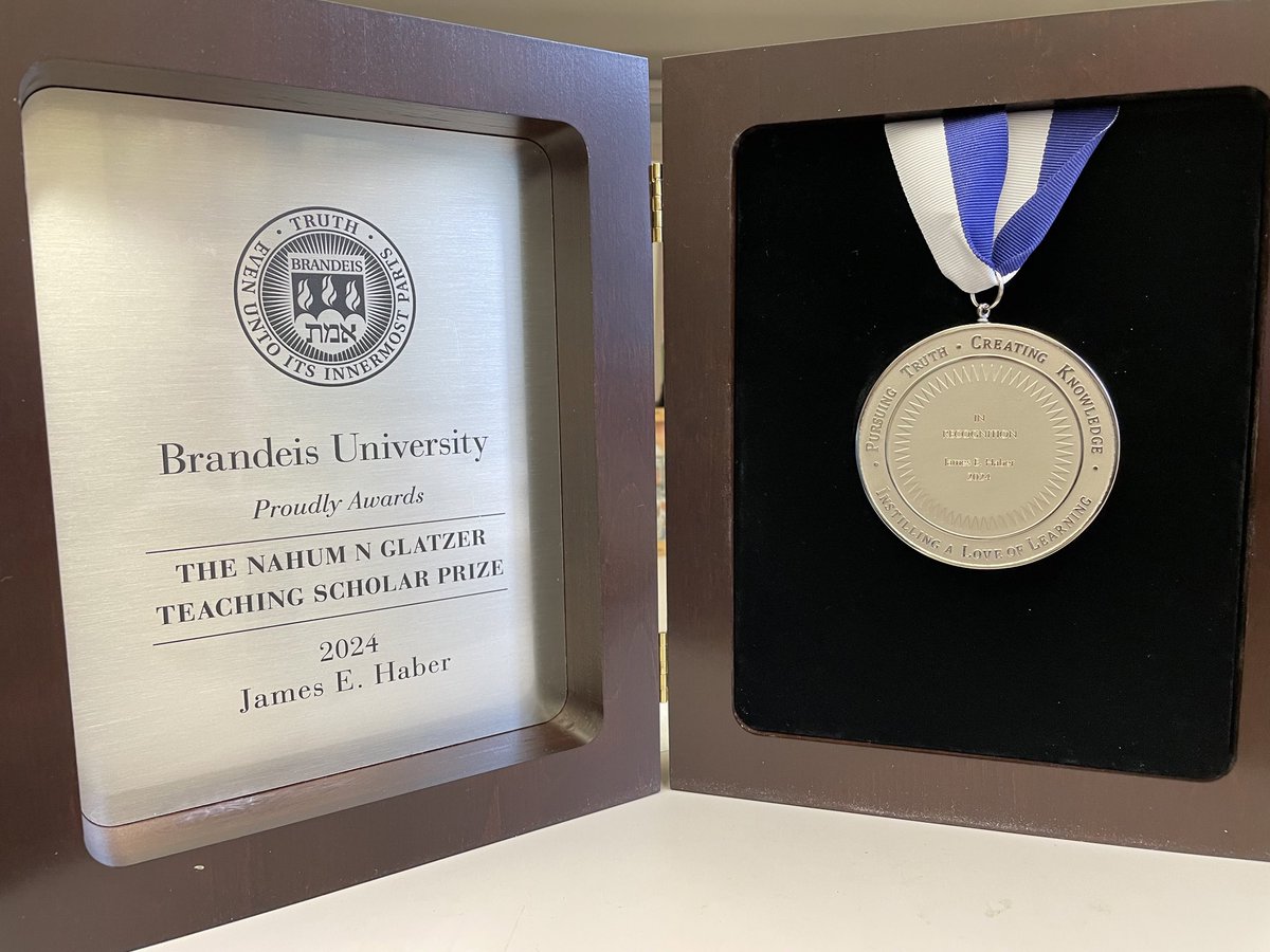 Yeastdoc1's tweet image. Wow!  I won a teching prize from Brandeis!