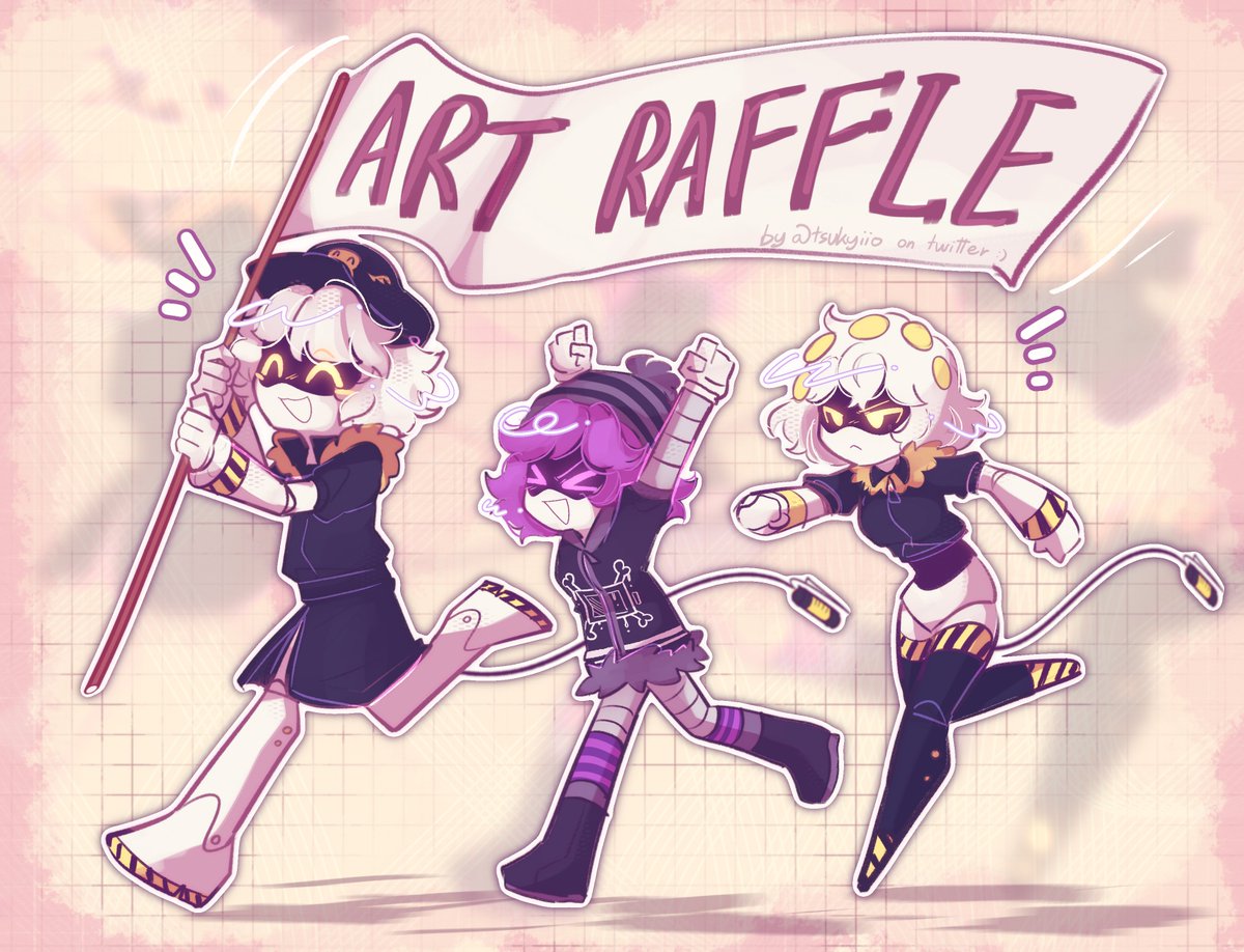 THANK YOU FOR 13K 🤍💫

I decided to do an Art Raffle to celebrate 💌

PRIZES ❗
3 Winners: 3 Full-Body drawings 🍀

RULES ❗
♥️+🔄 Like AND Retweet this post
(the RT is way more important)
👤+  Follow me !
🗨️ Comment your OC down below!

DEADLINE: MAY 5TH ❗
-
#murderdrones