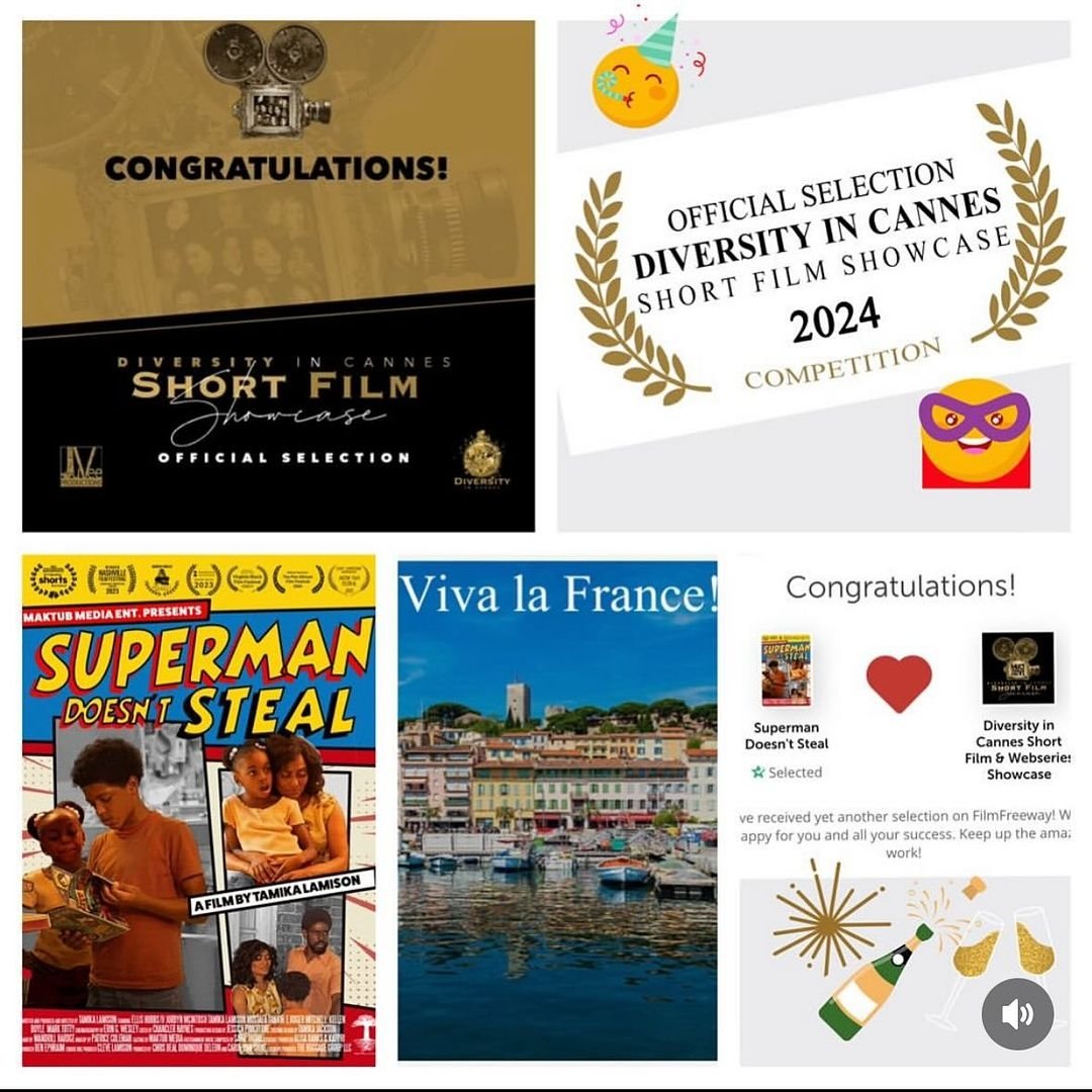 So excited to be going to Cannes soon for the #CannesFilmFestival to support client @Chrisbealprods for the screening of her film she serves as a producer on, 'Superman Doesn't Steal'...proud of you Chris (CBreezy)!!...let's GO!! 🙌