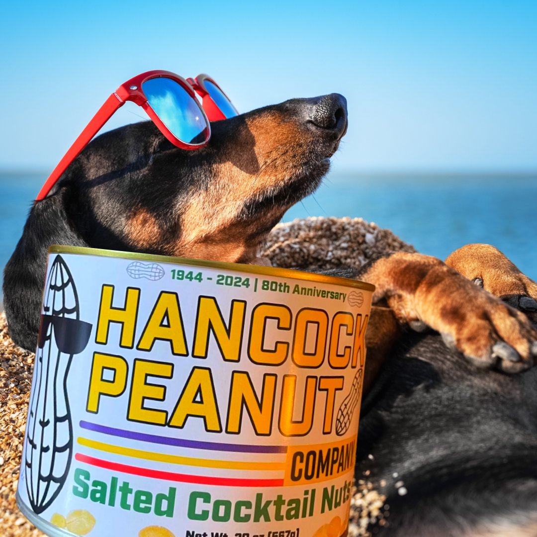 Summer is synonymous with fun in the sun, carefree days, and creating memories that last a lifetime. hancockpeanuts.com/hancock-peanut… #summer #doggos #hancockpeanuts