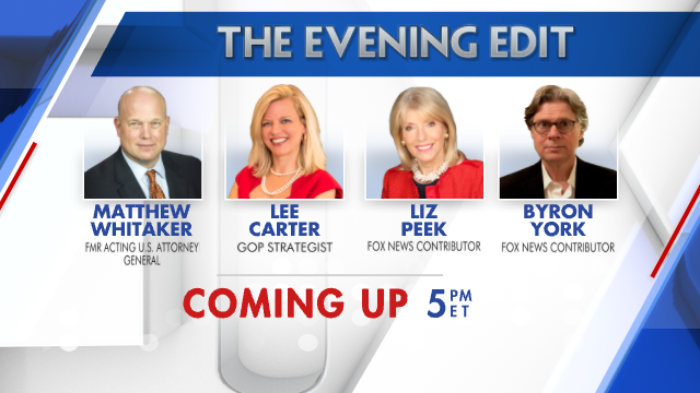 .@RepDustyJohnson @RepMariaSalazar @robert_spalding @MattWhitaker46 @lh_carter @lizpeek @ByronYork Joining us tonight on The Evening Edit 5PM ET/2PM PT on @FoxBusiness with @LizMacDonaldFOX . Be sure to tune in!