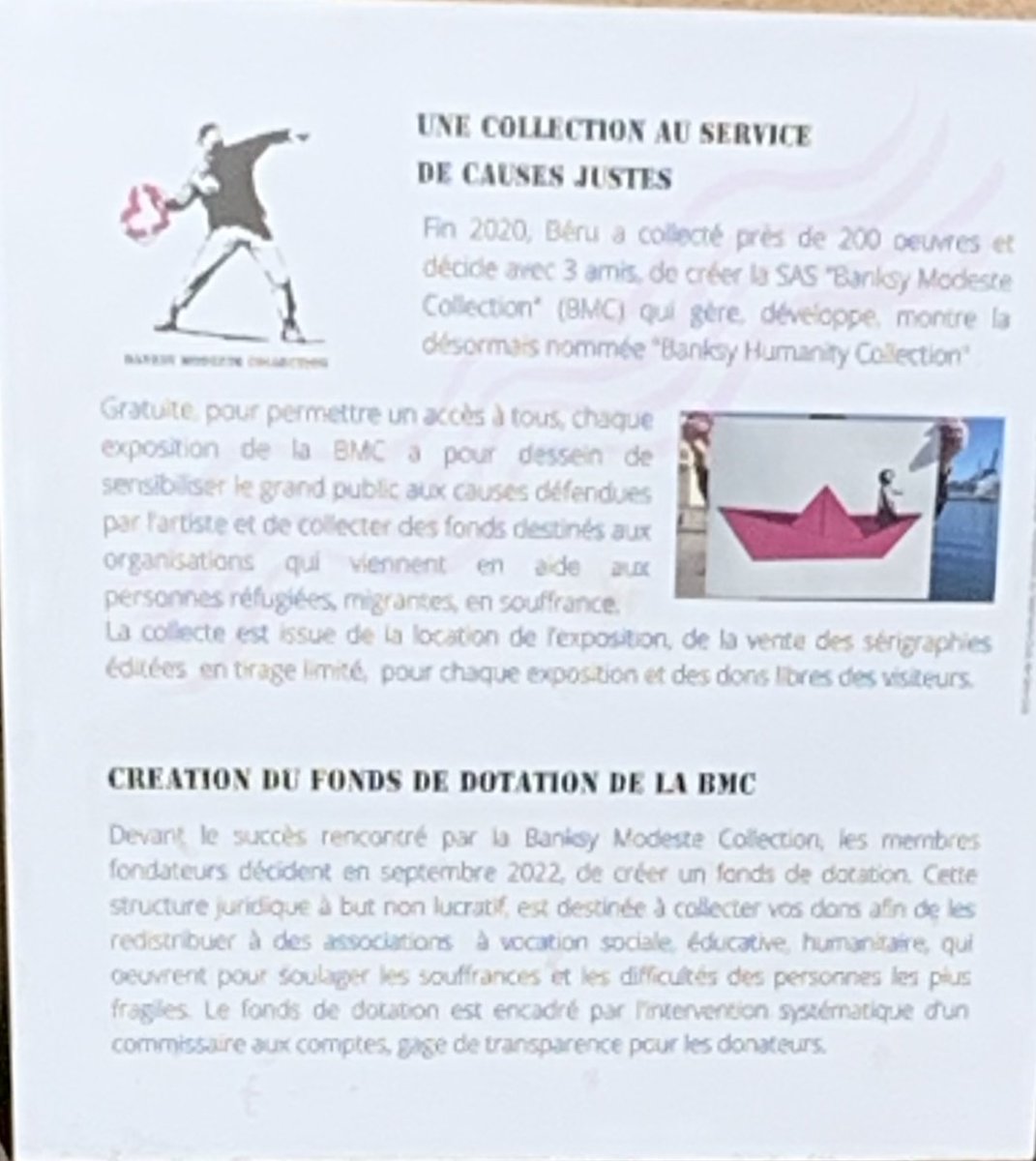 ValerieJacquetV's tweet photo. Inauguration de la fabuleuse expo #BMC Banski Modeste Collection dans l'atelier bois du @LycUrbainVitry . Ouverture samedi 20 avril 2024!
Venez la découvrir, c’est magique!
Bravo! #CitéEducative #3Cocus @Toulouse https://t.co/zJgmaW55ri