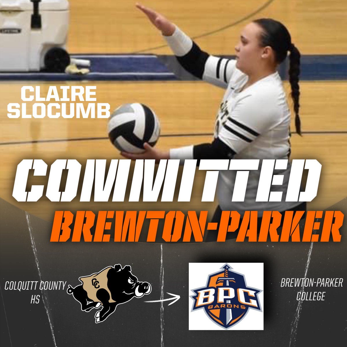 Congratulations Packer Volleyball Senior, Claire Slocumb, on her commitment to Brewton-Parker College! 🏐