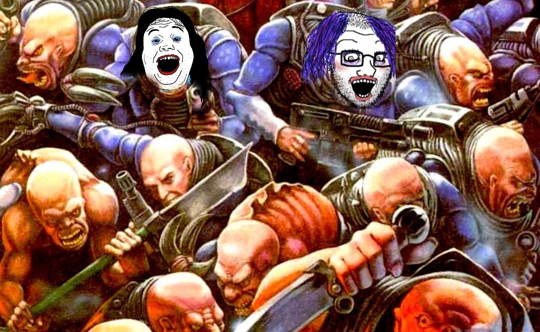 We identify as Space Marines!