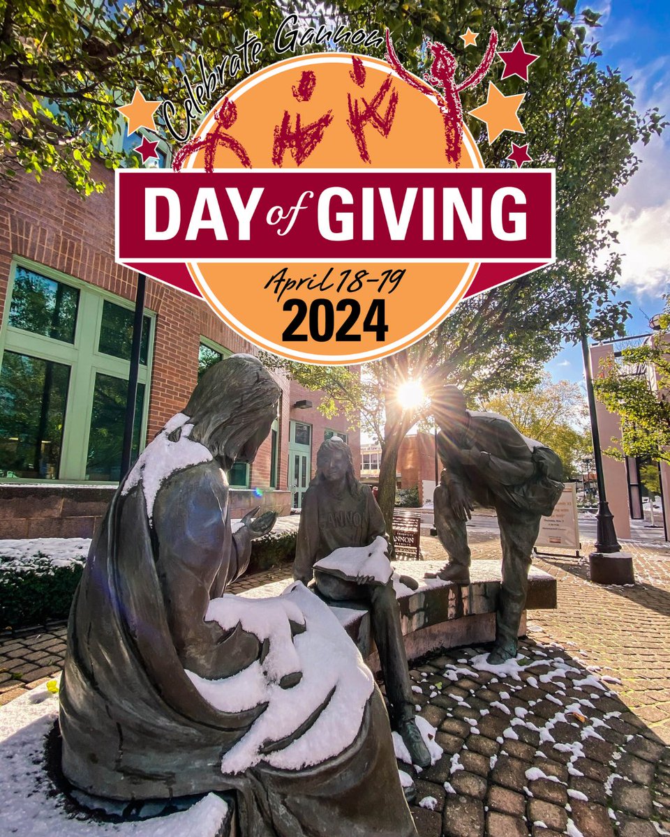So far on #GUDayofGiving, we have raised over $100,000 from over 500 donors, unlocking our new goal of 750 donors! With only 5 hours remaining, we need you! Visit gannon.edu/dayofgiving.