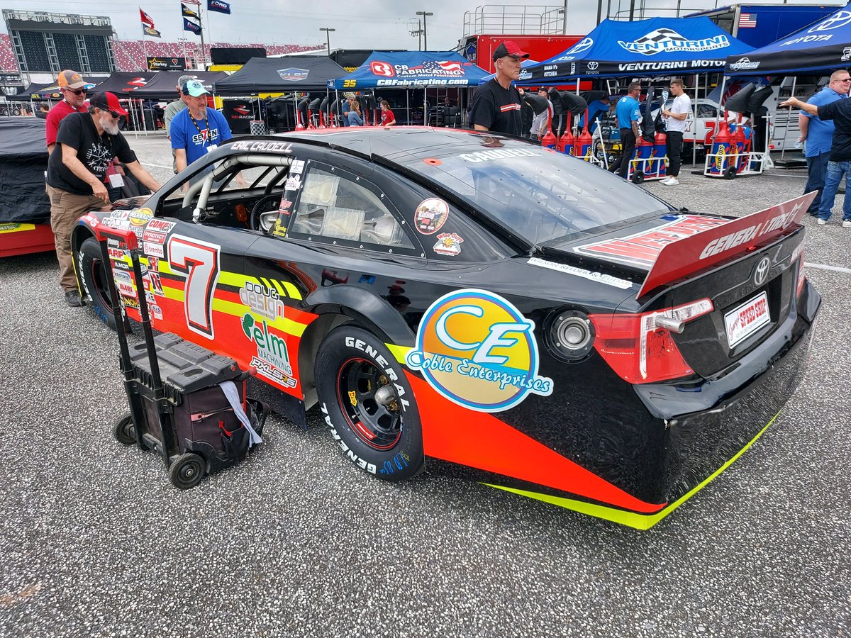 Practice day @TALLADEGA for @CCM_racing and Eric Caudell! #ARCA #GeneralTire200
