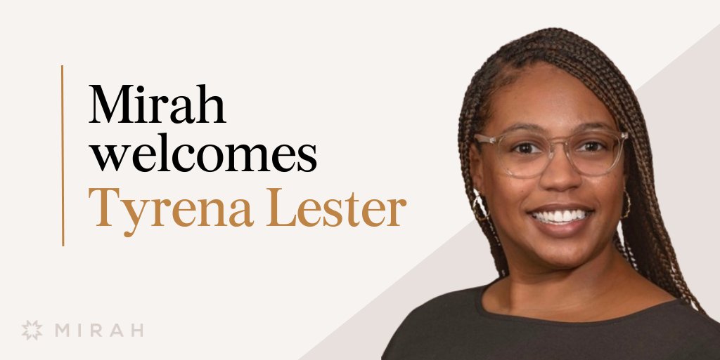 We're thrilled to welcome Tyrena Lester as our Dir. of Customer Success. 🎉 A clinical social worker, Tyrena spent the last 15 yrs supporting children and families across the state of Mass incl. helping implement MBC w/ Mirah in a non-profit integrated health system.