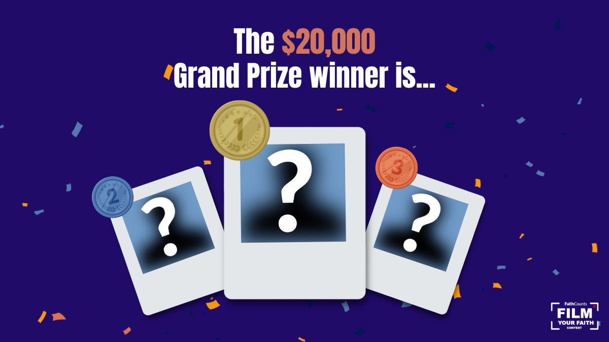 MyFaithCounts's tweet image. 🎥🌈 The 2024 #FilmYourFaith Grand Prize goes to &quot;The Least of These&quot; by Tori Heredia! A tale of faith &amp;amp; courage that stole our hearts. 🏆✨ A huge thanks to everyone who shared their stories. Check out all the inspiring winners: youtube.com/playlist?list=… #FaithCounts #InspireUnity
