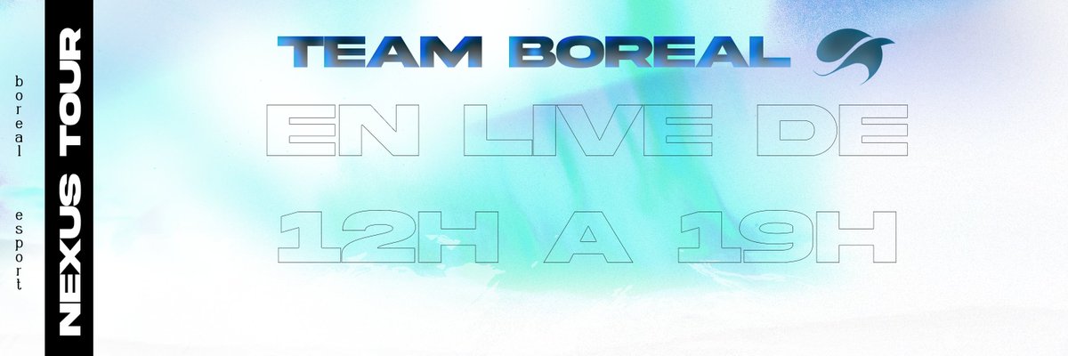 BorealTrinity's tweet photo. Rendez-vous demain de 12h à 19h pour regarder les games du Nexus Tour de la Team Boreal sur la chaîne Twitch !
Prêts à faire des étincelles ✨
Ps : pour info, le roaster a pas changé ! Solide comme la pierre 💪
#NEXUSTour #tournament #LeagueOfLegends #readytoplay #RealWin https://t.co/inHFnAB9on