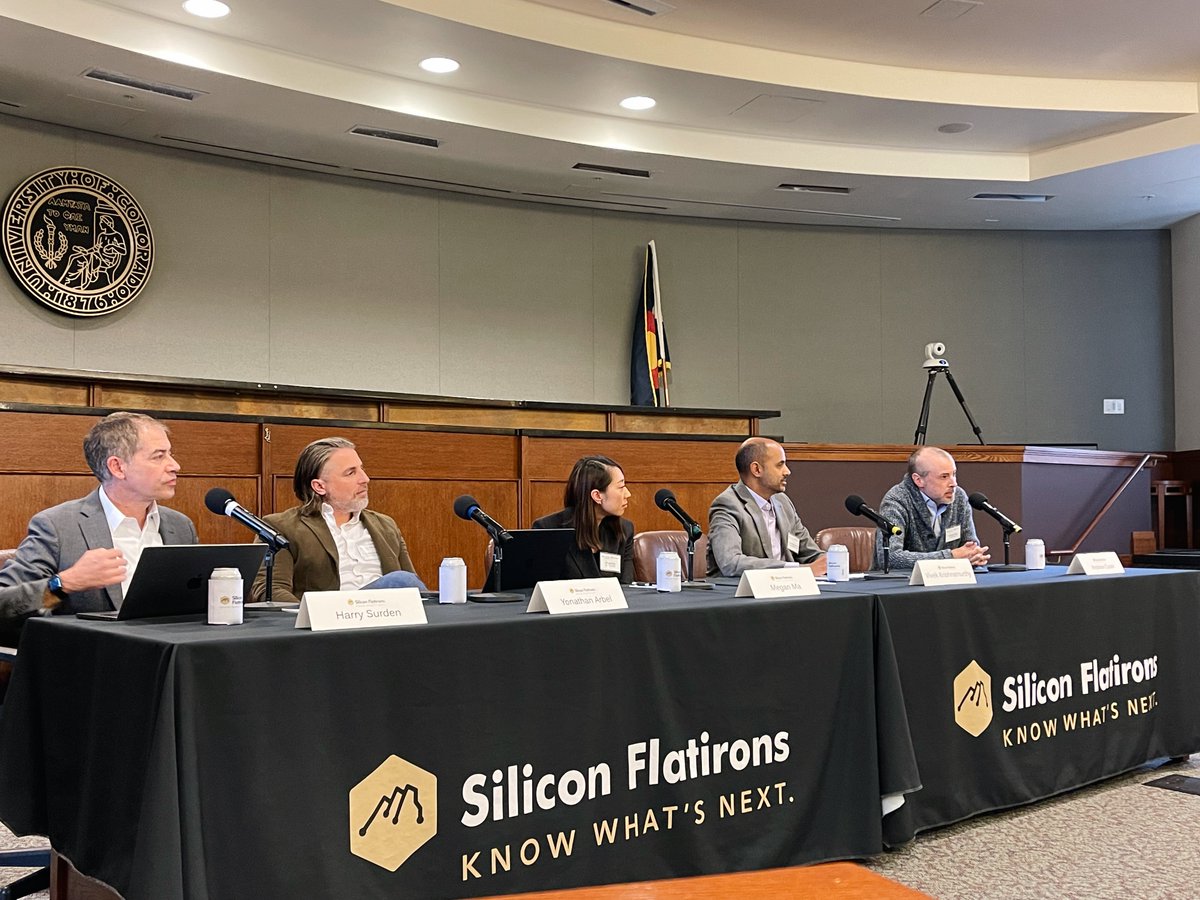 Our fantastic second panel discussion, moderated by @HarrySurden and with panelists @ProfArbel, @AndrewCoan2, @vivekdotca, and @MeganPHMa, where they discuss AI’s role in interpreting legal documents, such as contracts and the U.S. Constitution. @ColoLaw
