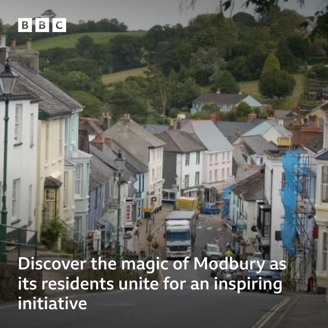 The Devon community cleaning up their town after weeks of roadworks🧹🧽 Sarah Wyatt from Modbury is passionate about giving her town a makeover - find out how this is going to happen 🎧➡bbc.in/3Q8IGc8