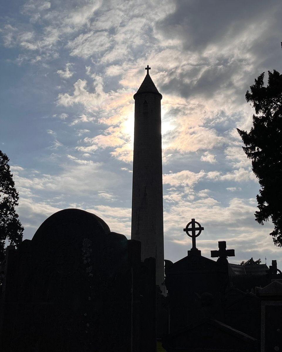 Evening skies above Glasnevin Cemetery. #GlasnevinCemetery #VisitDublin #IrishHistory