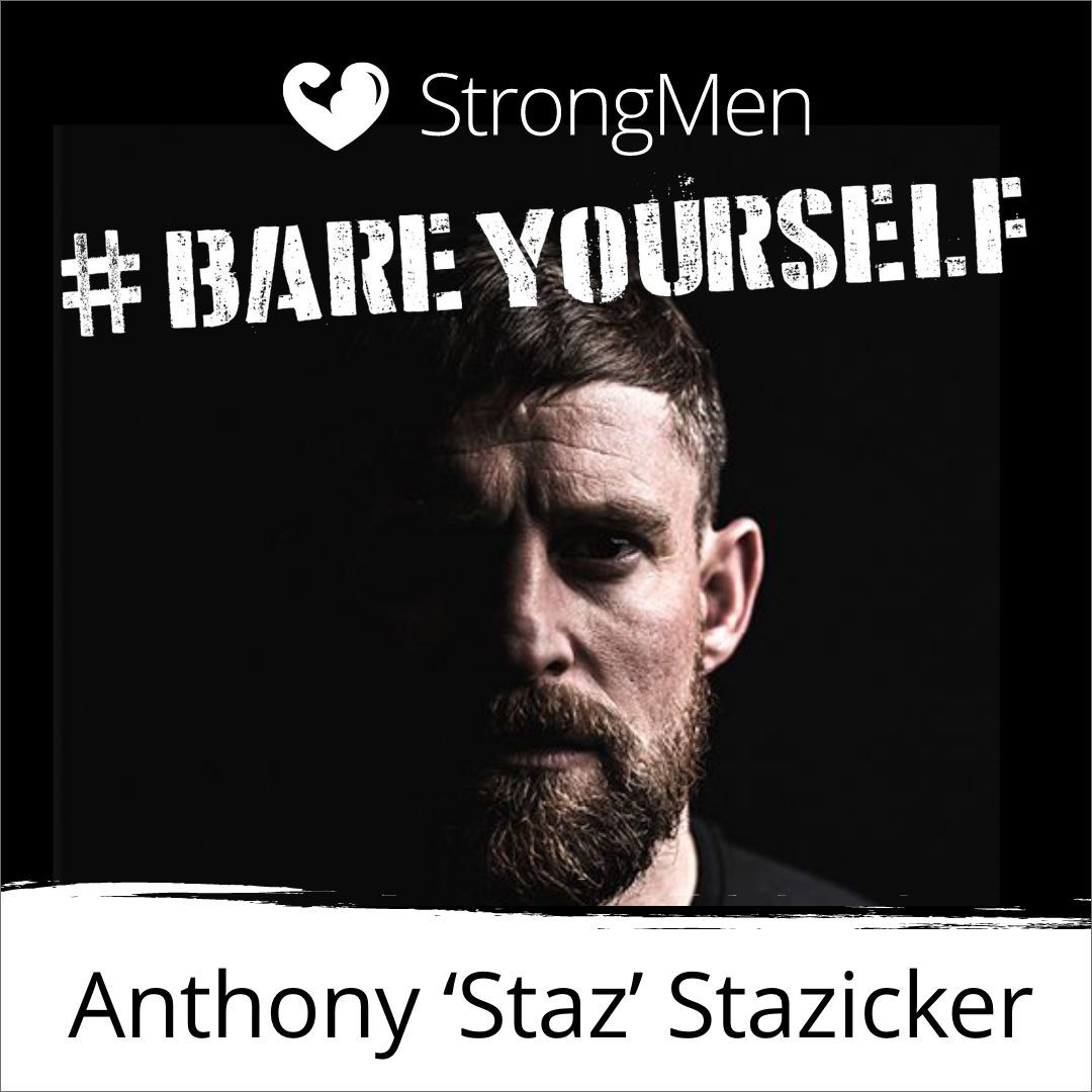 Our brand new episode of our #BareYourselfPodcast with Anthony “Staz” Stazicker is OUT NOW 💪🏼🖤 Available on all streaming platforms!