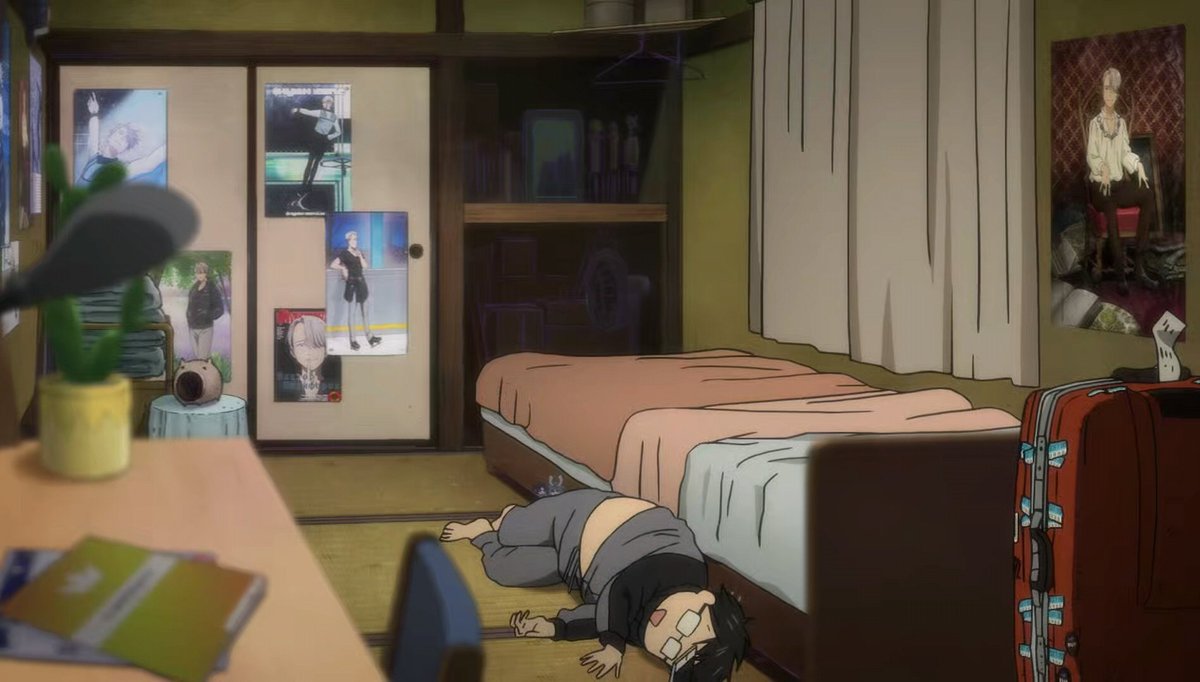 yoidaily's tweet photo. honest reaction of all yuri on ice fans seeing the iceado cancelation notice. https://t.co/ygBQvEO0CW
