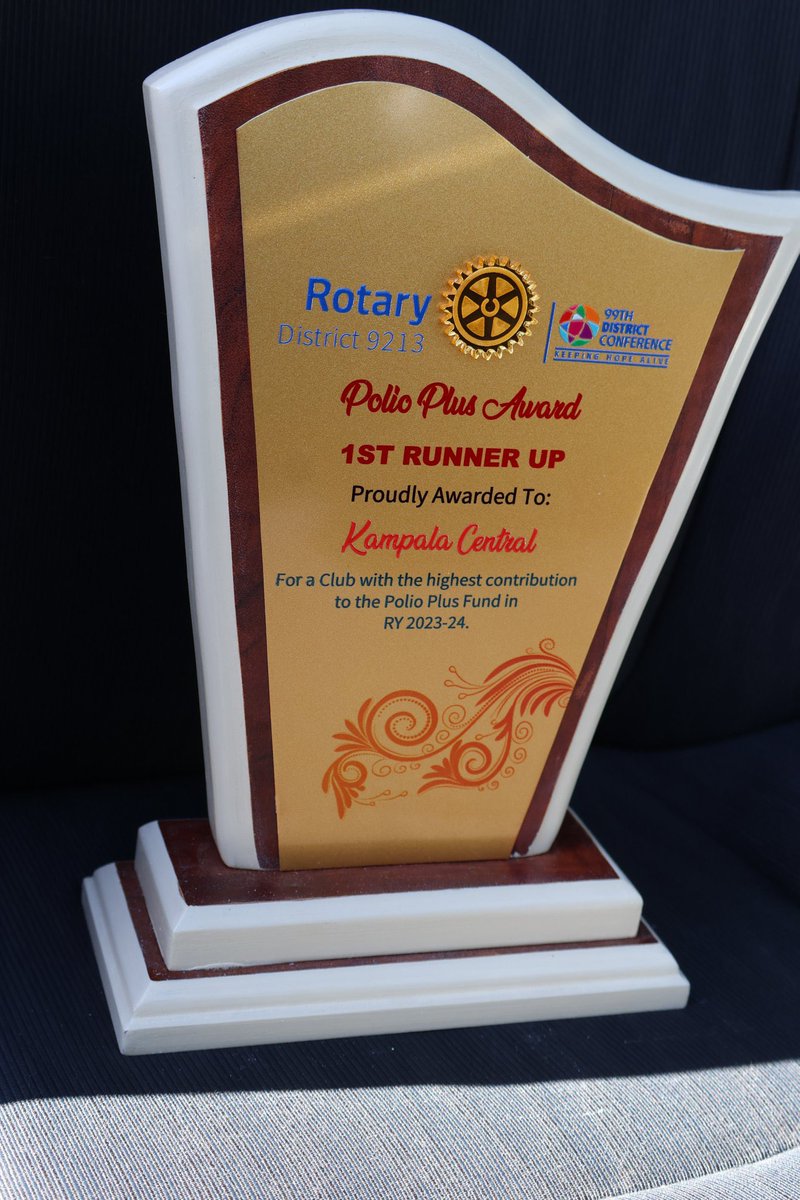 Sending hearty congratulations to Central Cluster 9 ADRR @Marynamuwaya1 upon this award, you truly deserved it. Fellow CC9 club @RotaractKibuli for the two great awards👏 Lastly to our mother club @CentralRotary for being exceptional yet again 👏 Proud of you❤️ #99ThDISCON