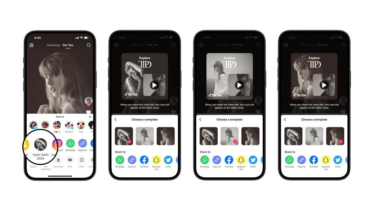 Taylor Swift teams with TikTok on The Tortured Poets Department in-app experience musicweek.com/digital/read/t…