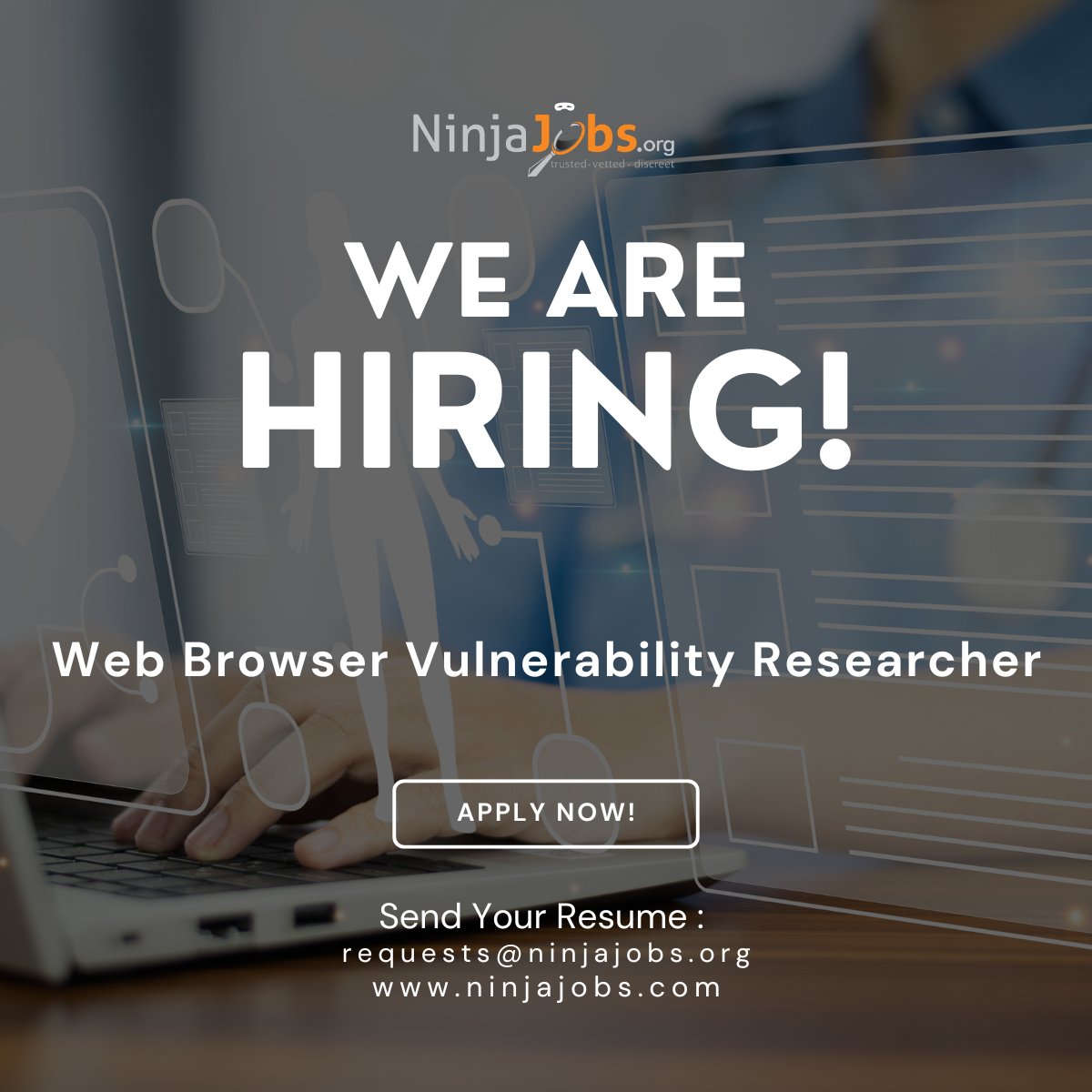 Hot Job Alert! We're hiring a Web Browser Vulnerability Researcher! Apply now if you're ready for new challenges in cybersecurity. ninjajobs.org/job/548c0d7577…
#CybersecurityJobs #PenetrationTesting #CyberThreats #NinjaJobs
