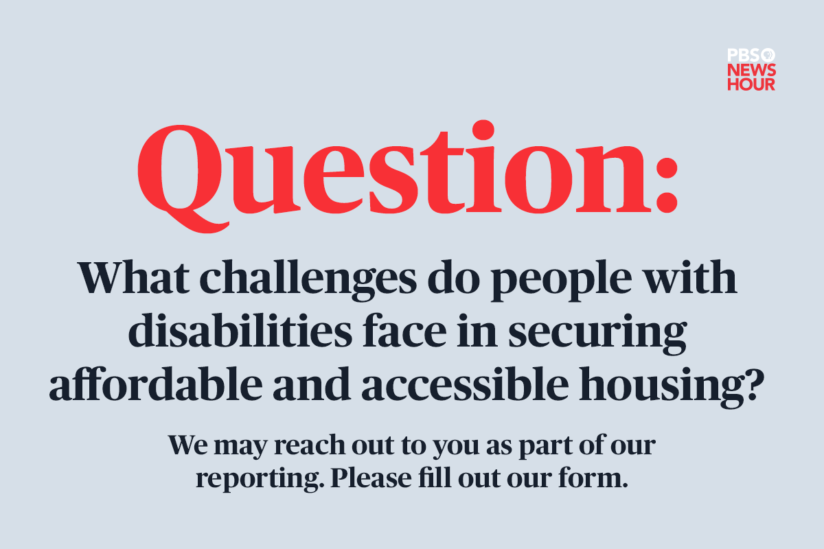 What challenges do people with disabilities face in securing affordable and accessible housing? If this affects you, we'd like to hear from you. Please fill out our form: bit.ly/49OXC66