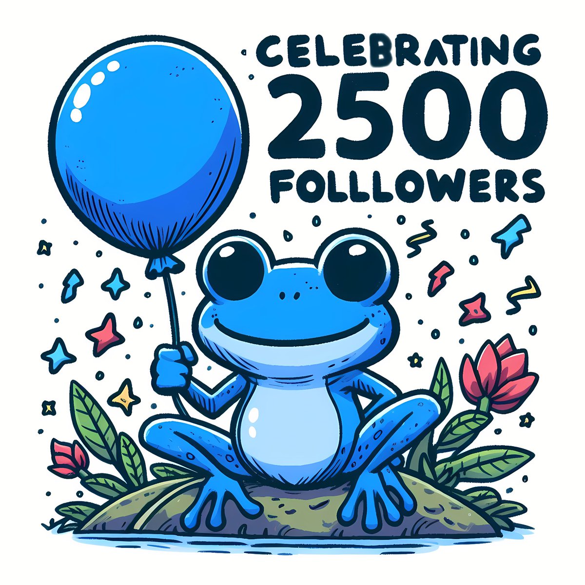 2500 FOLLOWERS💧🐸 Croakey’s barely even 4 weeks old Before long he will be multi-chain To show his support for the #Cronos Chain he will be giving everyone a last chance at airdrops soon Interact & Stay Alert🔔 $CROAK